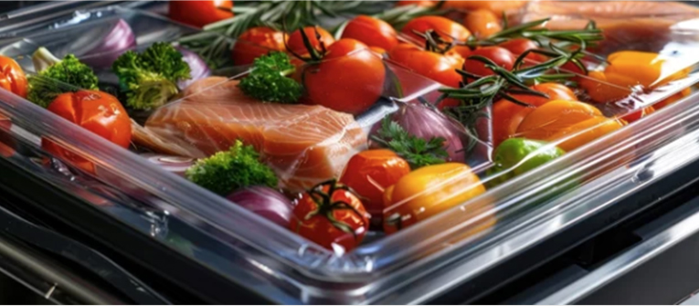 Cât de rezistentă este tava pentru alimente din plastic la încălzire și poate fi folosită în siguranță în cuptoare cu microunde, cuptoare sau sub alimente fierbinți, fără deformarea sau eliberarea de substanțe chimice?