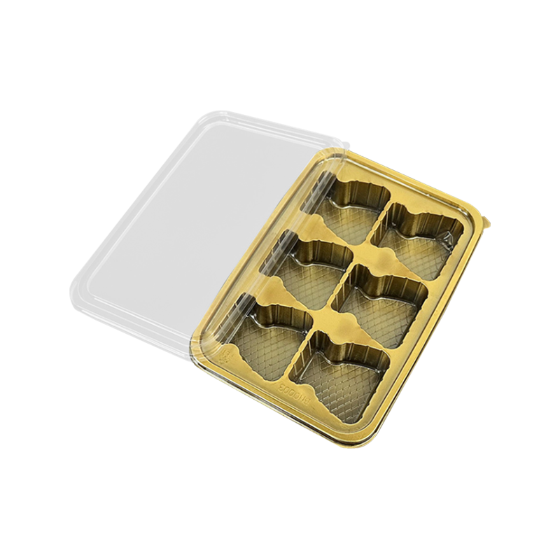 Cutie de ambalare din plastic cu capac cu bule de bomboane