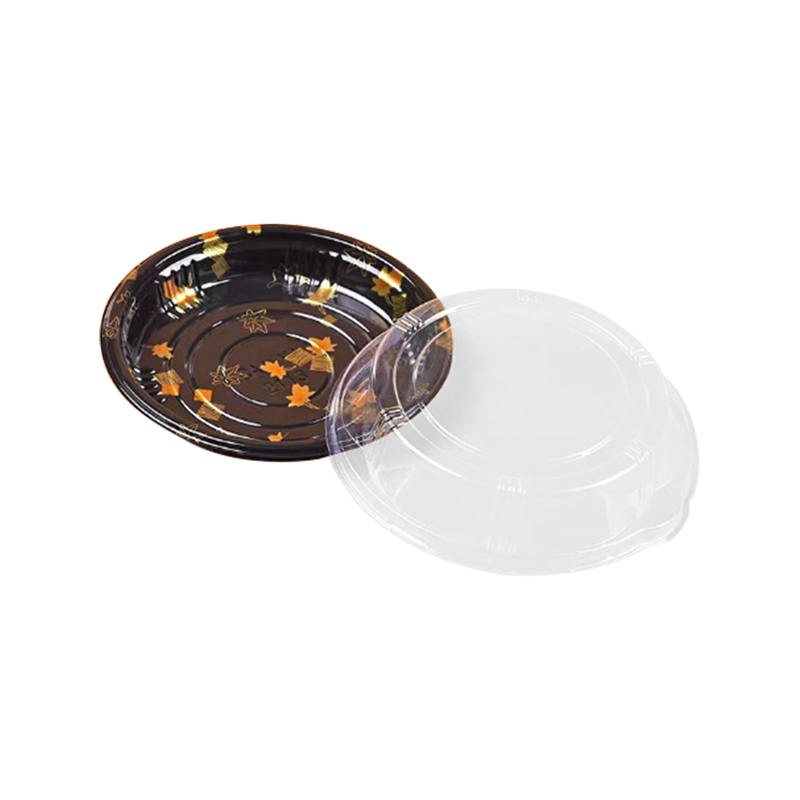 Cutie de sushi circulară degradabilă