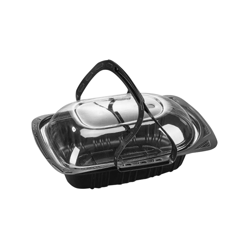 Recipient din plastic de unică folosință pentru pui prăjit